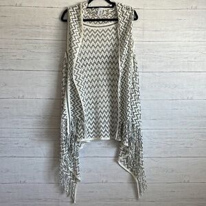 Zhen Mei Boho Sleeveless Boho Cardigan